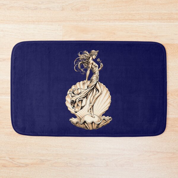 Item preview,  Aphrodite Goddess of Love and Beauty Emerging from Seashell  PNG designed and sold by MythicMood.