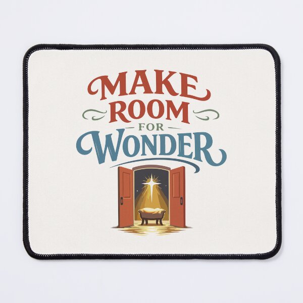 Item preview, Make Room for Wonder Christmas Typography designed and sold by stylishdzign.