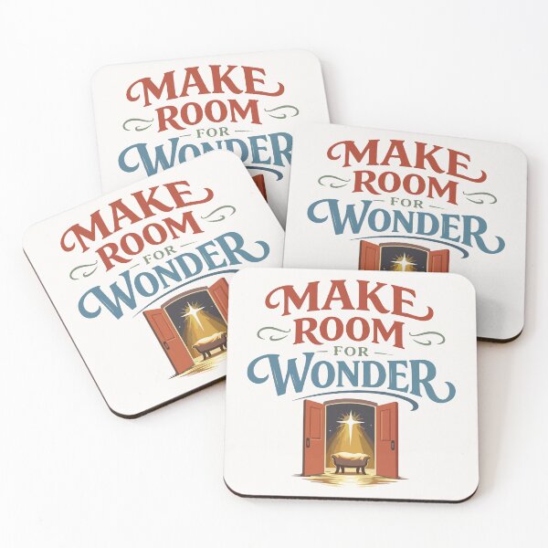 Item preview, Make Room for Wonder Christmas Typography  designed and sold by stylishdzign.