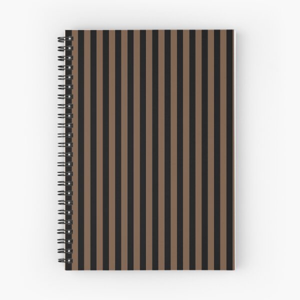 Item preview, Coffee Brown and Black Vertical Stripes designed and sold by ColorPatterns.