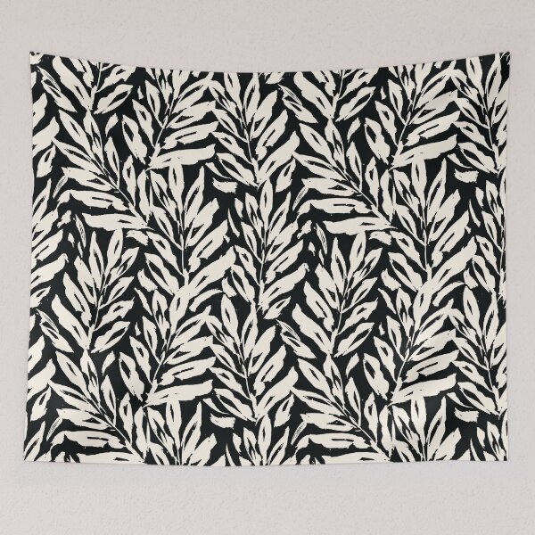 Item preview, Monochrome Botanical Leaf Silhouettes designed and sold by QuietBloom80.