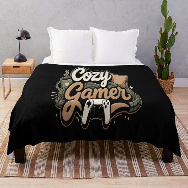 Item preview, Cozy Gamer Cute Gaming Cat & Cozy Gaming Setup designed and sold by v6ziix.