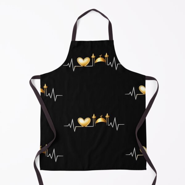 Item preview, Golden Mosque Heartbeat – Modern Islamic Minimalist Design designed and sold by D-Islamic.