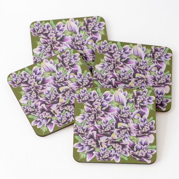 Item preview, Purple Chrysanthemum Big collage 7 designed and sold by nastiaart.