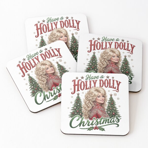 Item preview, Have a Holly Dolly Christmas Dolly Parton Holiday Art designed and sold by Syndrome Design.