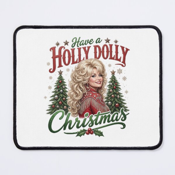 Item preview, Have a Holly Dolly Christmas Dolly Parton Holiday Art designed and sold by Syndrome Design.