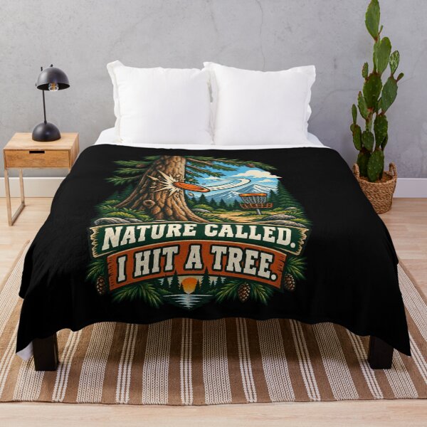 Item preview, Nature Called, I Hit a Tree – Funny Disc Golf Design designed and sold by FreshPixelArt.