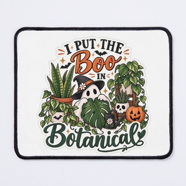Item preview, I Put the Boo in Botanical – Halloween Plant Lover designed and sold by CottageGardenCo.