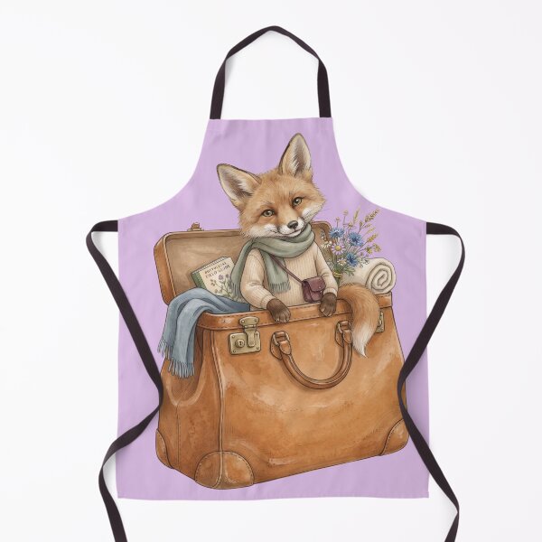 Item preview, The Little Fox in the Giant Travel Bag designed and sold by ImageryLoom.