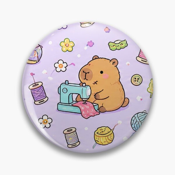 Item preview, Capybara Sewing and Yarn Pattern designed and sold by Soft Berry Studio.