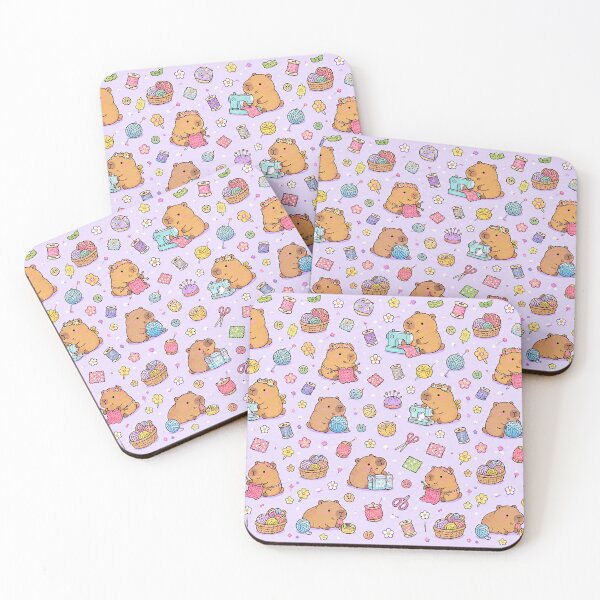 Item preview, Capybara Sewing and Yarn Pattern designed and sold by Soft Berry Studio.