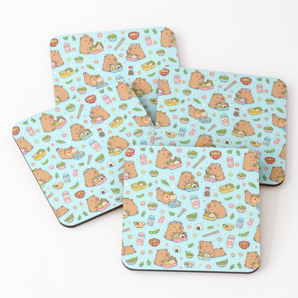 Item preview, Capybara Bento Lunch Pattern designed and sold by Soft Berry Studio.