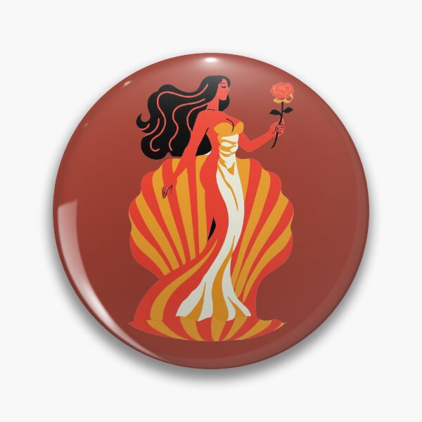 Item preview, Aphrodite Goddess of Love and Beauty Emerging from Seashell  PNG designed and sold by MythicMood.