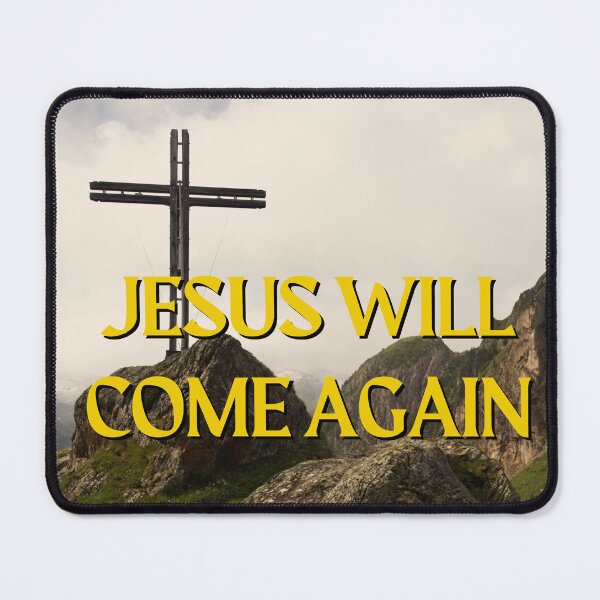 Item preview, Jesus Will Come Again Cross Mountain Nature Faith designed and sold by LensDyn™.
