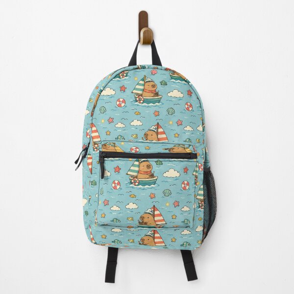 Item preview, Capybara Sailboat Adventure Pattern designed and sold by Soft Berry Studio.