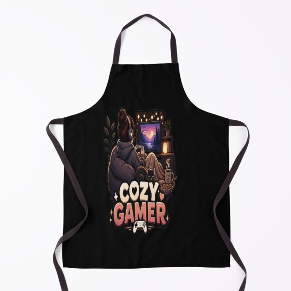 Item preview, Cozy Gamer – Cute Gaming Cat & Cozy Gaming Setup designed and sold by v6ziix.