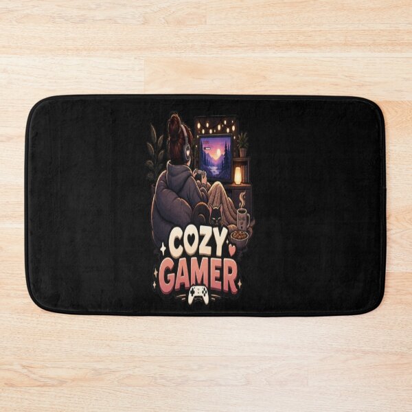 Item preview, Cozy Gamer – Cute Gaming Cat & Cozy Gaming Setup designed and sold by v6ziix.