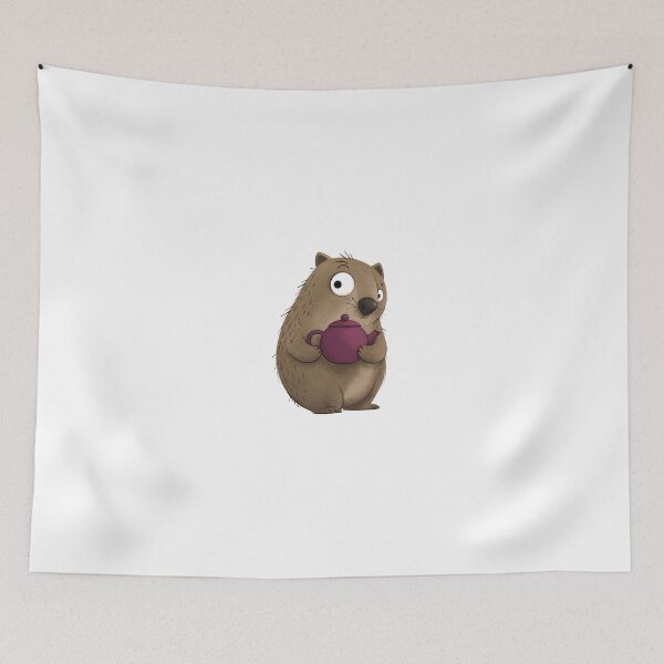 Item preview, Wombat with Plum Teapot designed and sold by The-Art-of-D.