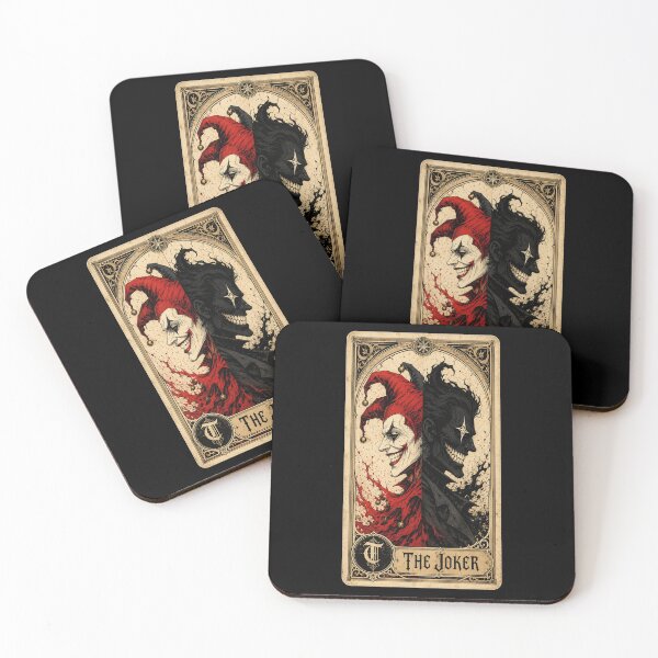 Item preview, Dark Joker And Shadow Demon Tarot Card designed and sold by Munib302.