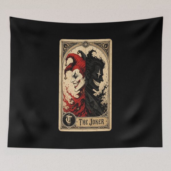 Item preview, Dark Joker And Shadow Demon Tarot Card designed and sold by Munib302.