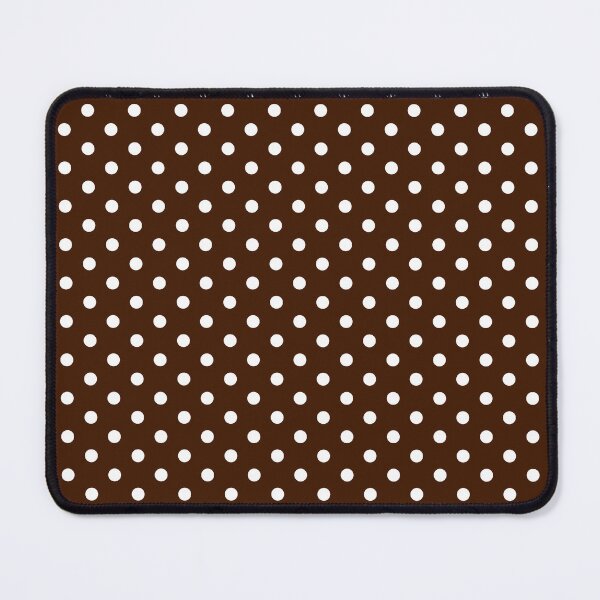 Item preview, Mini Polka Dot Dark Chocolate Brown and White. designed and sold by Jeallan Designs.