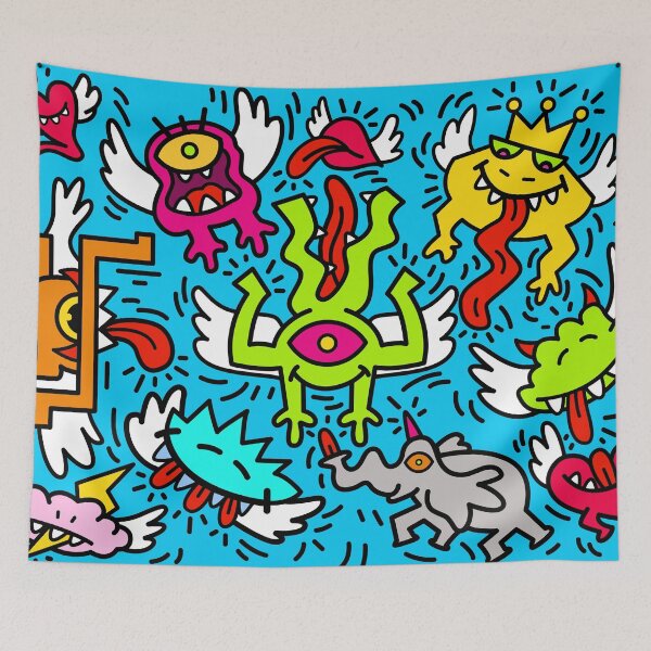 Item preview, Flying Monsters designed and sold by bitpopart.