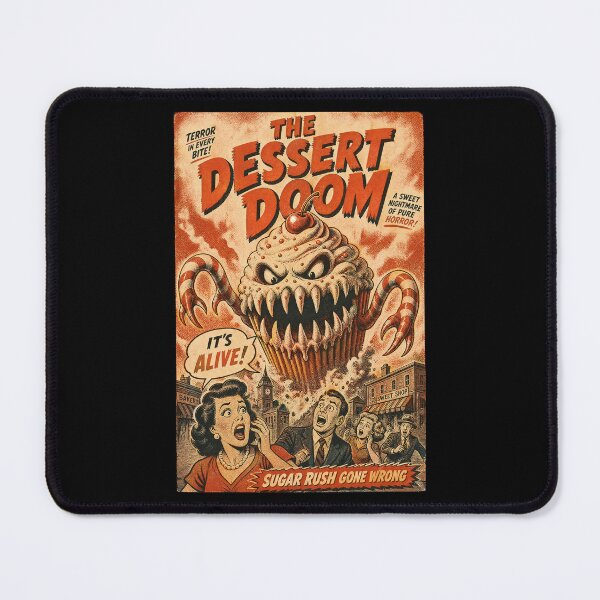 Item preview, The Dessert Doom Vintage Horror Comic Print designed and sold by NullSpacePrints.
