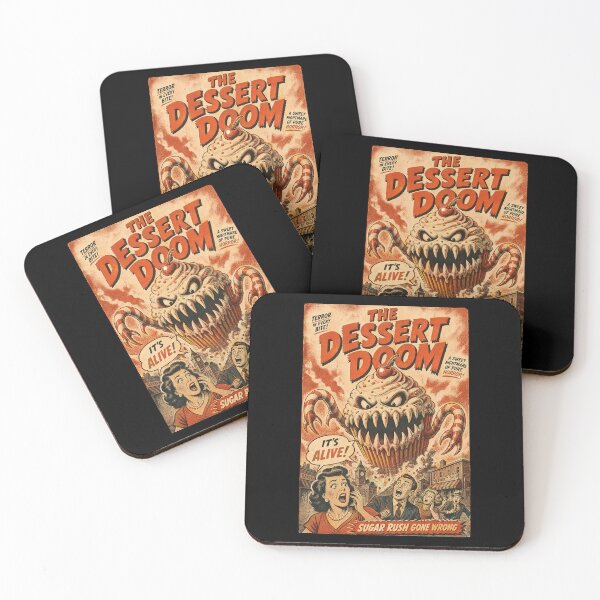 Item preview, The Dessert Doom Vintage Horror Comic Print designed and sold by NullSpacePrints.