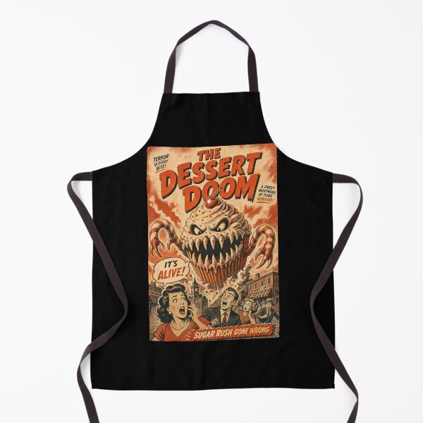 Item preview, The Dessert Doom Vintage Horror Comic Print designed and sold by NullSpacePrints.