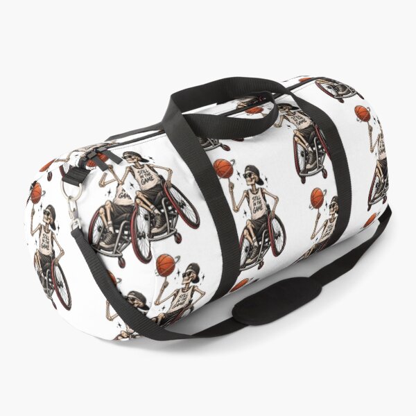 Item preview, Still In The Game - Skeleton Wheelchair Basketball Funny Halloween designed and sold by Neurospicy Trolls.
