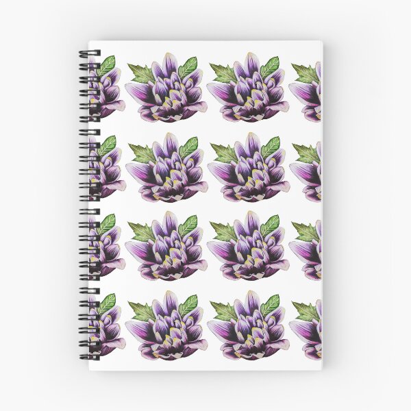 Item preview, Purple Chrysanthemum with Leaf Pattern 1 designed and sold by nastiaart.