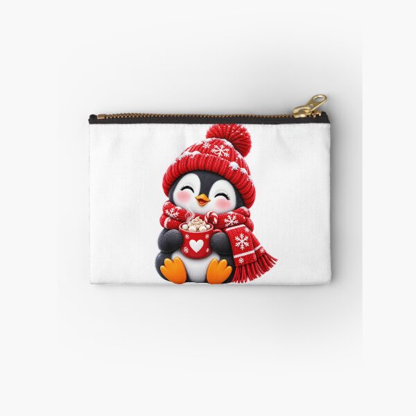 Item preview, Cozy Winter Penguin with Hot Cocoa designed and sold by TinyWeird.