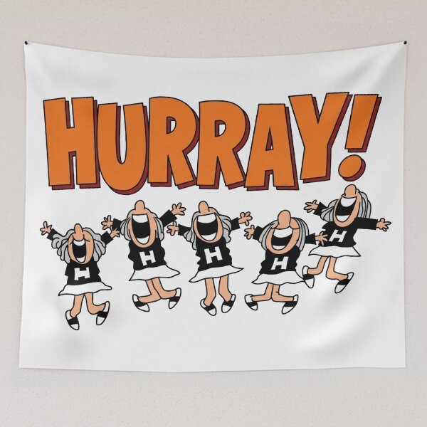 Item preview, Hurray! Retro Educational TV Inspired Cartoon Design designed and sold by Deviant Logic Design.