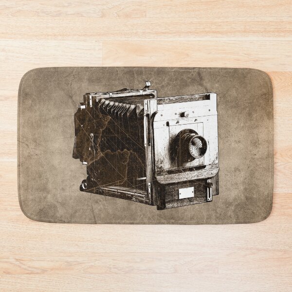 Item preview, Brown-tinted Antique Victorian Camera Large Format Dark Gothic Photography designed and sold by Ghoul Enterprises.