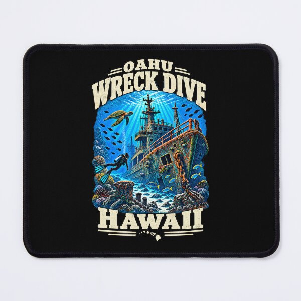 Item preview, Oahu Wreck Dive Hawaii Scuba Diving Shipwreck designed and sold by SubtleSplit.