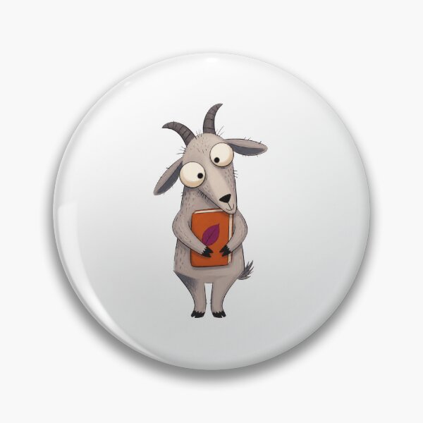 Item preview, Goat with Pressed Leaf Journal designed and sold by The-Art-of-D.