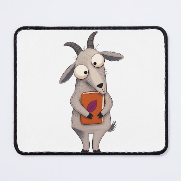 Item preview, Goat with Pressed Leaf Journal designed and sold by The-Art-of-D.