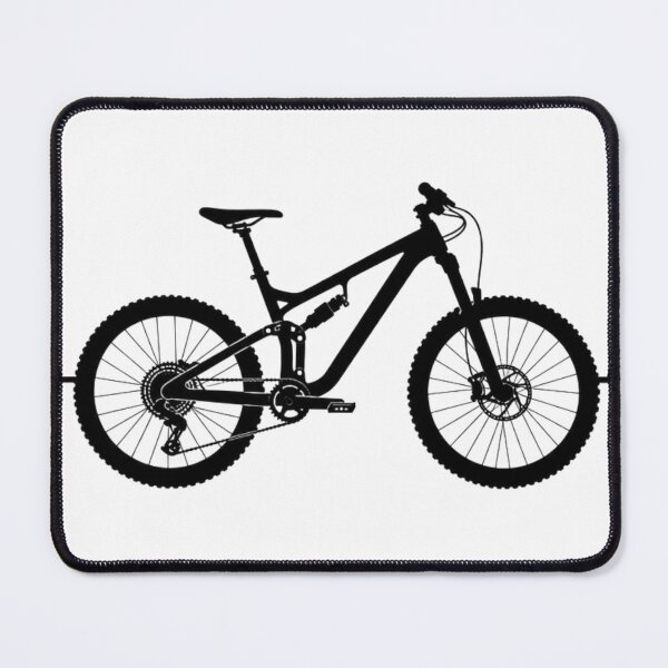 Item preview, A rugged mountain biker carved inside an energetic heartbeat pulse. designed and sold by StyxIND.