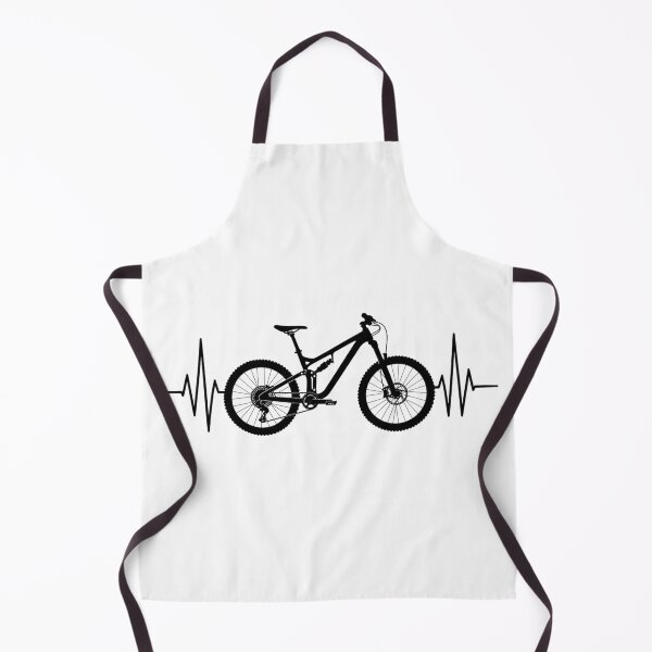 Item preview, A rugged mountain biker carved inside an energetic heartbeat pulse. designed and sold by StyxIND.