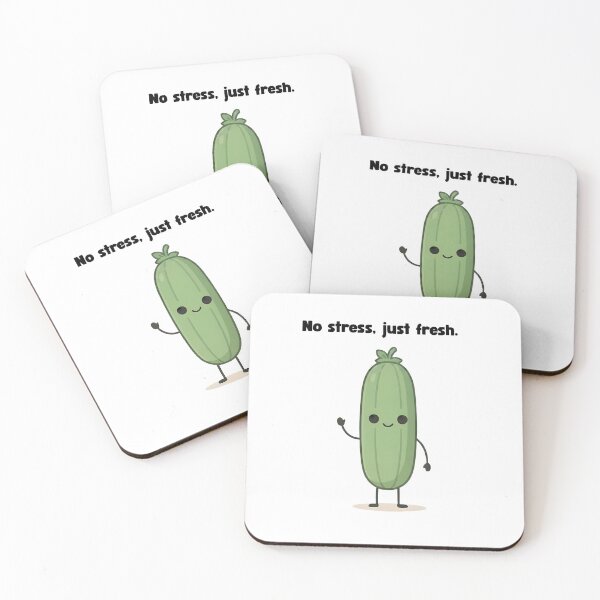 Item preview, cute cucumber designed and sold by Rockveil Co..