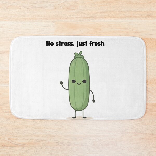 Item preview, cute cucumber designed and sold by Rockveil Co..