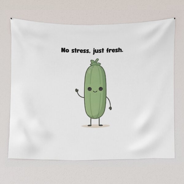 Item preview, cute cucumber designed and sold by Rockveil Co..