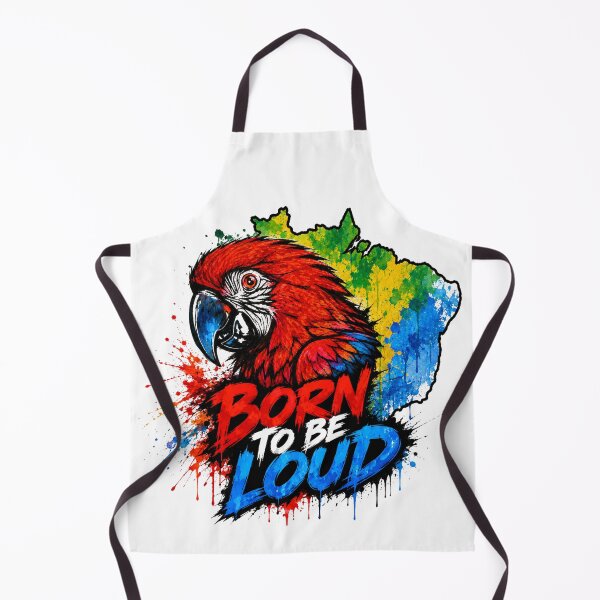 Item preview, Born to Be Loud – Bold Macaw Street Art Design designed and sold by SidneiSampaioStudio.
