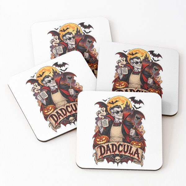 Item preview, Dadcula Best Dad Ever - Funny Vampire Dad Halloween BBQ designed and sold by Neurospicy Trolls.