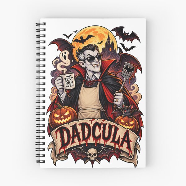 Item preview, Dadcula Best Dad Ever - Funny Vampire Dad Halloween BBQ designed and sold by Neurospicy Trolls.