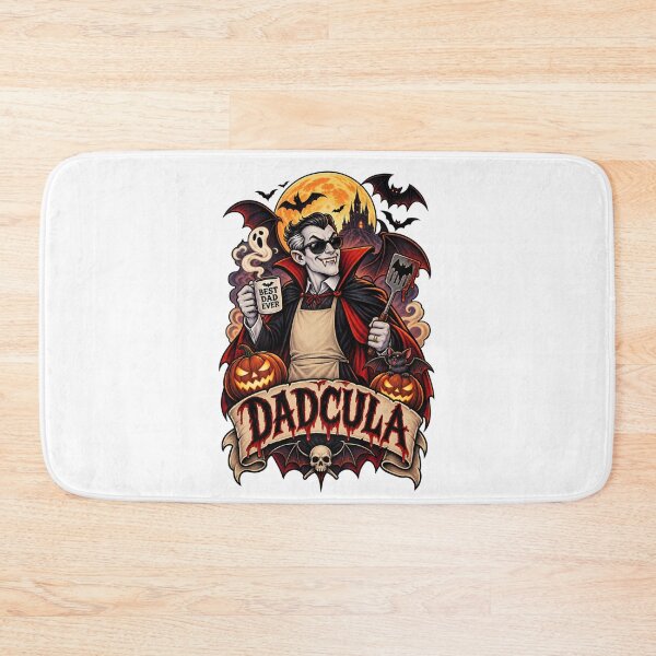Item preview, Dadcula Best Dad Ever - Funny Vampire Dad Halloween BBQ designed and sold by Neurospicy Trolls.