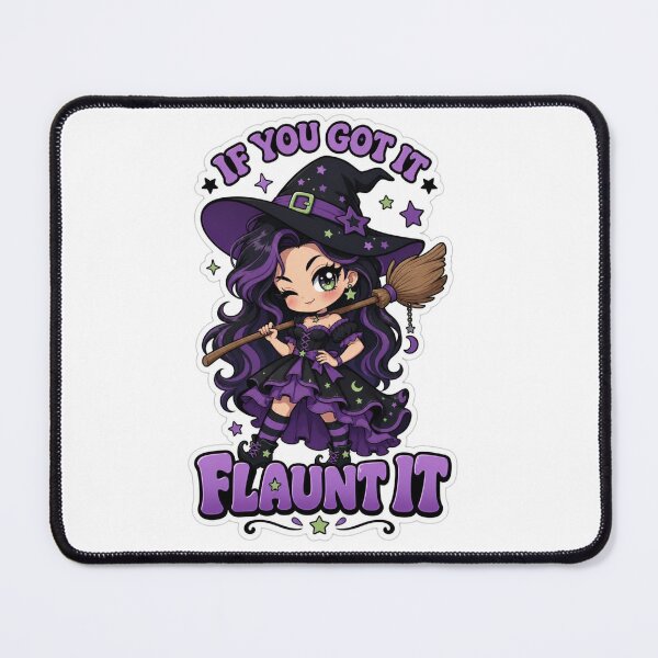 Item preview, If You Got It Flaunt It Witch Sticker | Sassy Halloween Witch designed and sold by HOODYBUDSTYLES.
