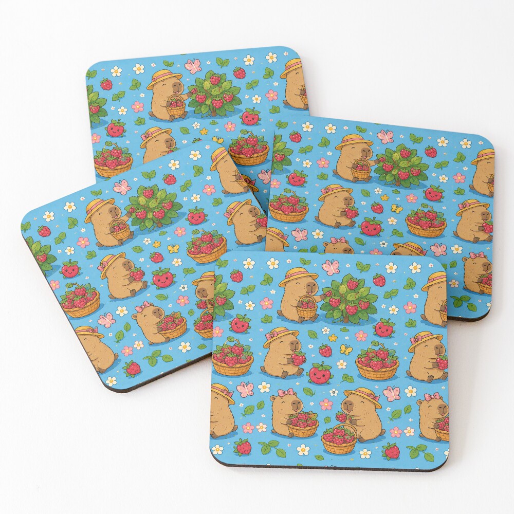 Item preview, Coasters (Set of 4) designed and sold by SoftBerryStudio.