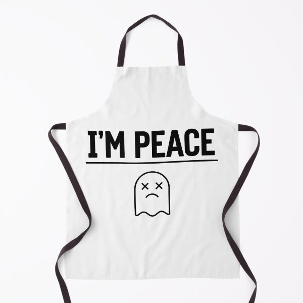 Item preview, I'm Peace Sad Ghost – Minimalist Line Art Design designed and sold by RON-FASHION.
