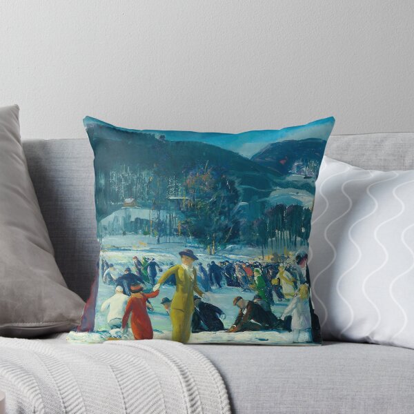 Item preview, Vintage Winter Wall Art, Ice Skating Scene, Love of Winter by George Bellows designed and sold by RickE.
